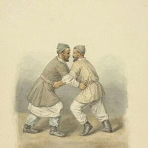 Tatar Belt Wrestling (From the series Clothing of the Russian state), 1869
