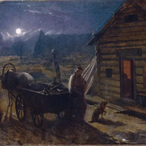 Before a Tavern. Artist: Trutovsky, Konstantin Alexandrovich (1826-1893)