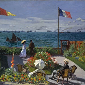 Terrasse a Sainte-Adresse, 1866-1867. Artist: Monet, Claude (1840-1926)