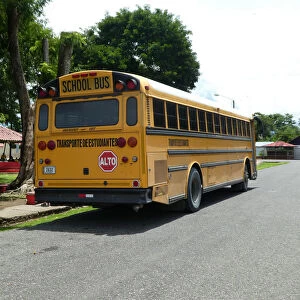 Thomas Built school bus, Costa Rica 2018. Creator: Unknown
