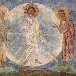 The Transfiguration of Jesus, 12th century. Artist: Ancient Russian frescos