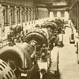 Turbo-Generators at Neasden Power House, Metropolitan Railway, 1930. Creator: Unknown