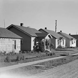 Type of home built by private interests for mill people, Longview, Cowlitz County, Washington, 1939. Creator: Dorothea Lange
