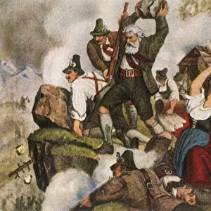 The Tyrolean struggle for freedom, 1809, (1936). Creator: Unknown