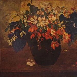 A Vase of Flowers, 1896, (1932). Artist: Paul Gauguin