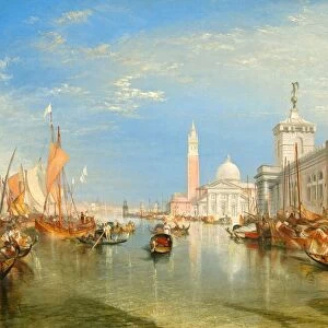 Venice: The Dogana and San Giorgio Maggiore, 1834. Creator: JMW Turner