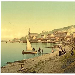 View of Port Bannatyne on the Isle of Bute, Scotland, c. 1900