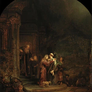 The Visitation, 1640. Artist: Rembrandt van Rhijn (1606-1669)