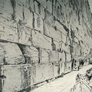 The Wall of the Wailing-Place, 1902. Creator: John Fulleylove