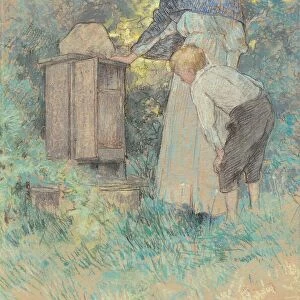 Watching the Bees, 1896. Creator: Julian Alden Weir