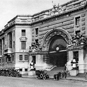 Waterloo Station, London, 1926-1927. Artist: McLeish
