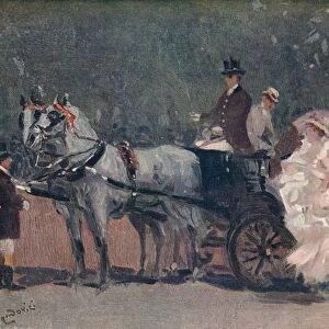White and Pink Tulle. - In The Park, c1900. Artist: Albert Ludovici