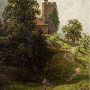 Wigmore Church, near Ludlow, 1880. Creator: Samuel Henry Baker