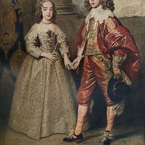 William II, Prince of Orange, and his Bride, Mary Stuart, 1641 (c1927). Artist: Anthony van Dyck