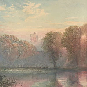 Windsor from Datchet, 1870-78. Creator: William Collingwood Smith