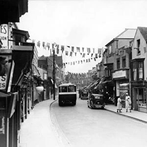 The High Street at Whitstable in Kent 1936