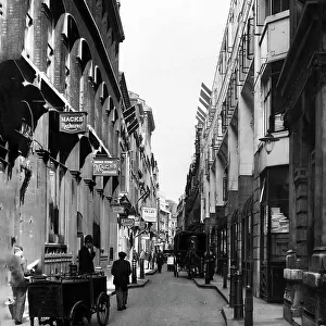 Paternoster Row in the City of London 1933
