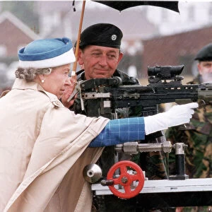 The Queen with a gun