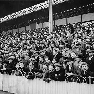 A section of the crowd at a Tottenham v Millwall match in 1940