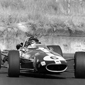 1968 South African Grand Prix. Kyalami, South Africa. 1 January 1968. Dan Gurney, Eagle AAR104-Weslake, retired, action. World Copyright: LAT Photographic Ref: Autosport b&w print