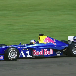 2002 F3000 Testing Silverstone, England 12th March 2002 Patrick Friesacher, Red Bull, Action World Copyright LAT Photographic