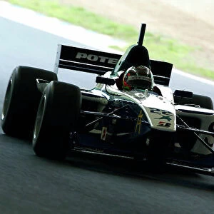 2003 Formula Nippon Championship TwinRing, Motegi, Japan. 8th June 2003. Race winner Juichi Wakisaka, action. World Copyright: Yasushi Ishihara/LAT Photographic ref: Digital Image Only