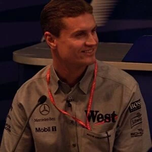 David Coulthard in the first appearence since plane crash