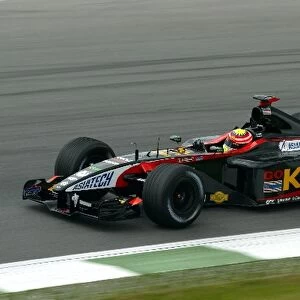Formula One World Championship: Alex Yoong Minardi Asiatech PS02 during practice