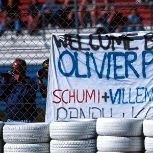 Formula One World Championship: Fans welcome Olivier Panis back after his lay off since his accident in the Canadian GP