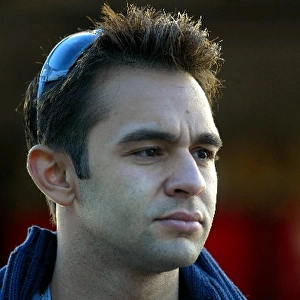 Formula One World Championship: Former Jaguar driver Antonio Pizzonia in the paddock