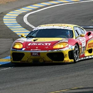 Le Mans 24 Hours: David Terrien / Fabrizio de Simone / Fabio Babini JMB Racing Ferrari 360 GT