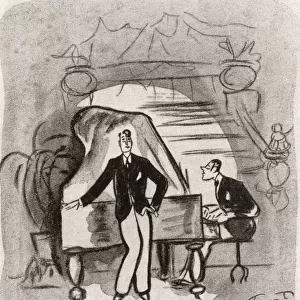 Cabaret In Montparnasse, Paris, France In The 1920 s. After The Drawing By Trent From The Book Back To Montparnasse By Sisley Huddleston, Published 1931