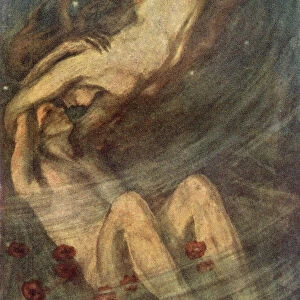 Diana And Endymion. Illustraion From The Poem Endymion By John Keats. From Poems Of Keats, Published C. 1910