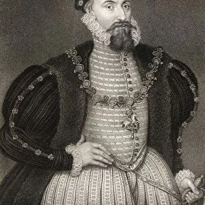 Henry Grey Duke Of Suffolk, 3Rd Marquess Of Dorset, Lord Ferrers Of Groby, Lord Harington, Lord Bonville, 1517-1554. Father Of Lady Jane Grey. From The Book "Lodges British Portraits"Published London 1823