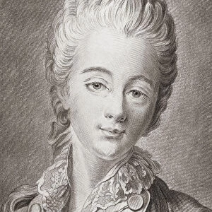 Madame Du Barry. Jeanne Becu, Comtesse Du Barry, 1743 -1793. Mistress of Louis XV. After a work by G. Herreyns