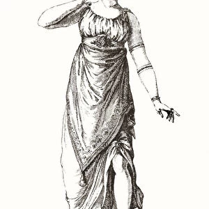 Madame Tallien In Grecian Costume. Th