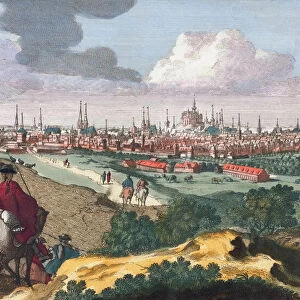 Nuremberg, Germany, in the early 16th century by Schenk. Later colouring