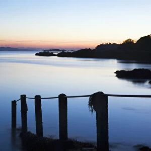 Parknasilla, County Kerry, Ireland; Sunset Over Kenmare Bay