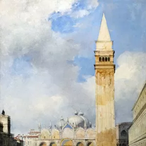 Piazza San Marco, Venice by Richard Parkes Bonington