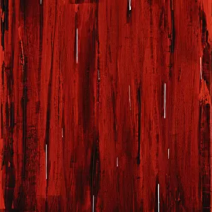 Rain, Abstract Painting In Red And Black (Acrylic Painting)