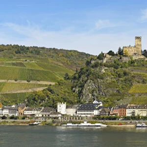 Rhine Valley, Castle Gutenfels, Kaub, Loreley, Rhein-Lahn-Kreis, Rhineland-Palatinate, Germany
