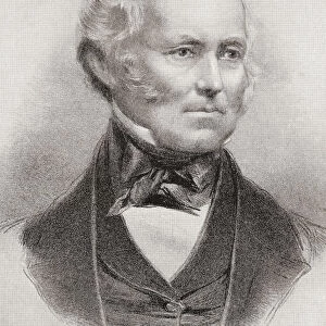 Sir Samuel Cunard, 1st Baronet, 1787 - 1865. British-Canadian shipping magnate, founder of the Cunard Line. From The Business Encyclopaedia and Legal Adviser, published 1907