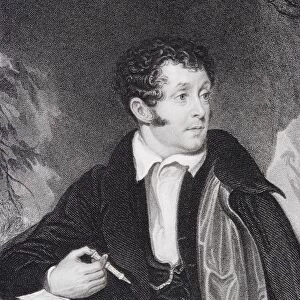 Thomas Campbell 1777 To 1844 Scottish Poet Author Of The Pleasures Of Hope Engraver Joseph Jenkins After D. Mc Clise