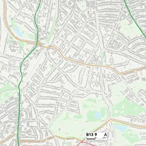 Birmingham B13 9 Map