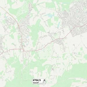 Guildford KT24 5 Map