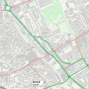 Kensington and Chelsea W14 8 Map