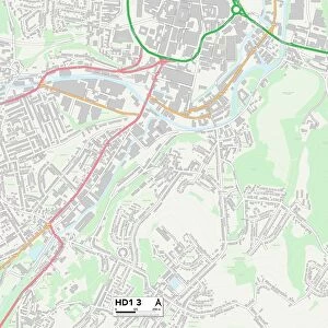 Kirklees HD1 3 Map