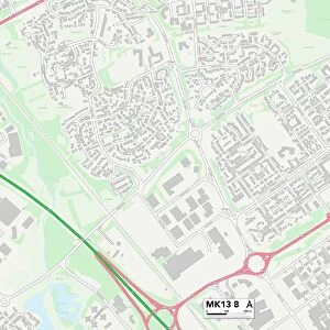 Milton Keynes MK13 8 Map