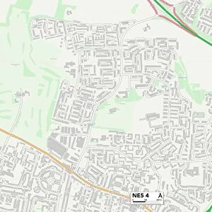 Newcastle NE5 4 Map