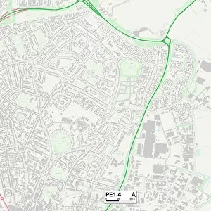 Peterborough PE1 4 Map